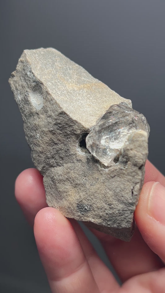 HERKIMER DIAMOND QUARTZ IN MATRIX