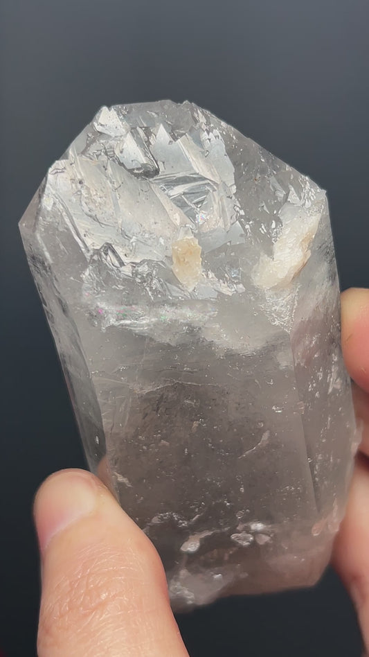 DOUBLY TERMINATED BLUE PHANTOM ARKANSAS QUARTZ