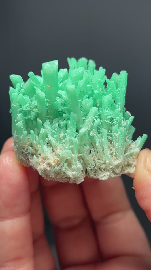 GREEN SELENITE FROM LAKE PERNATTY, AUSTRALIA