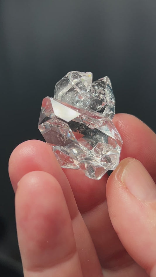 HERKIMER DIAMOND QUARTZ NATURAL CLUSTER